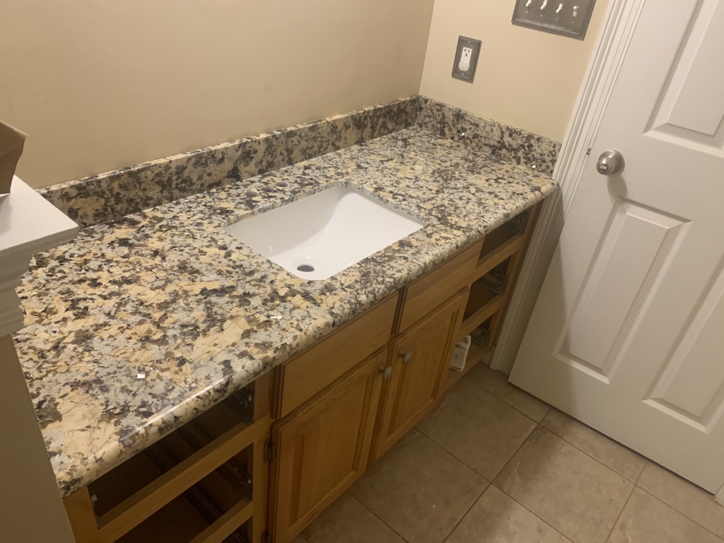 CRYSTAL YELLOW - DIY Cabinets and Granite