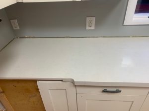 FROSTY WHITE - DIY Cabinets and Granite