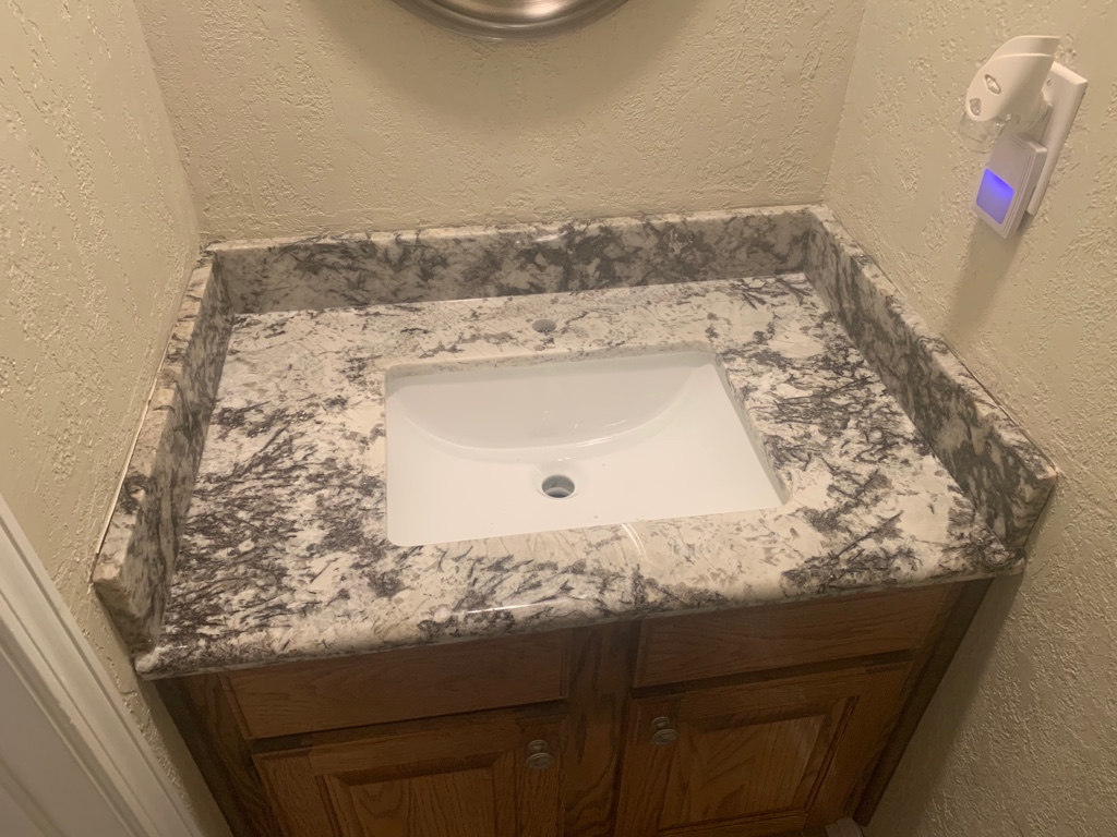 MOONLIGHT WHITE - DIY Cabinets and Granite